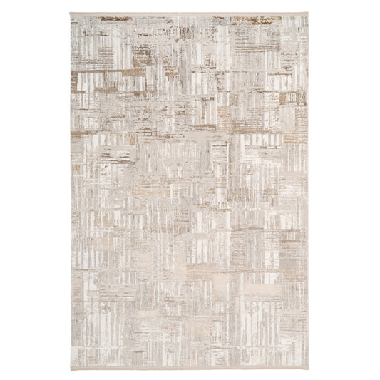 Lustre Gold Woven Print Rug - Eetu