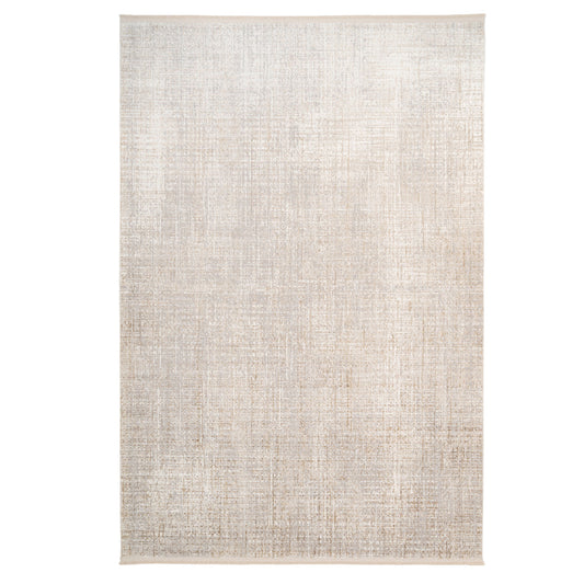 Golden Abstract Living Room Rug - Esme