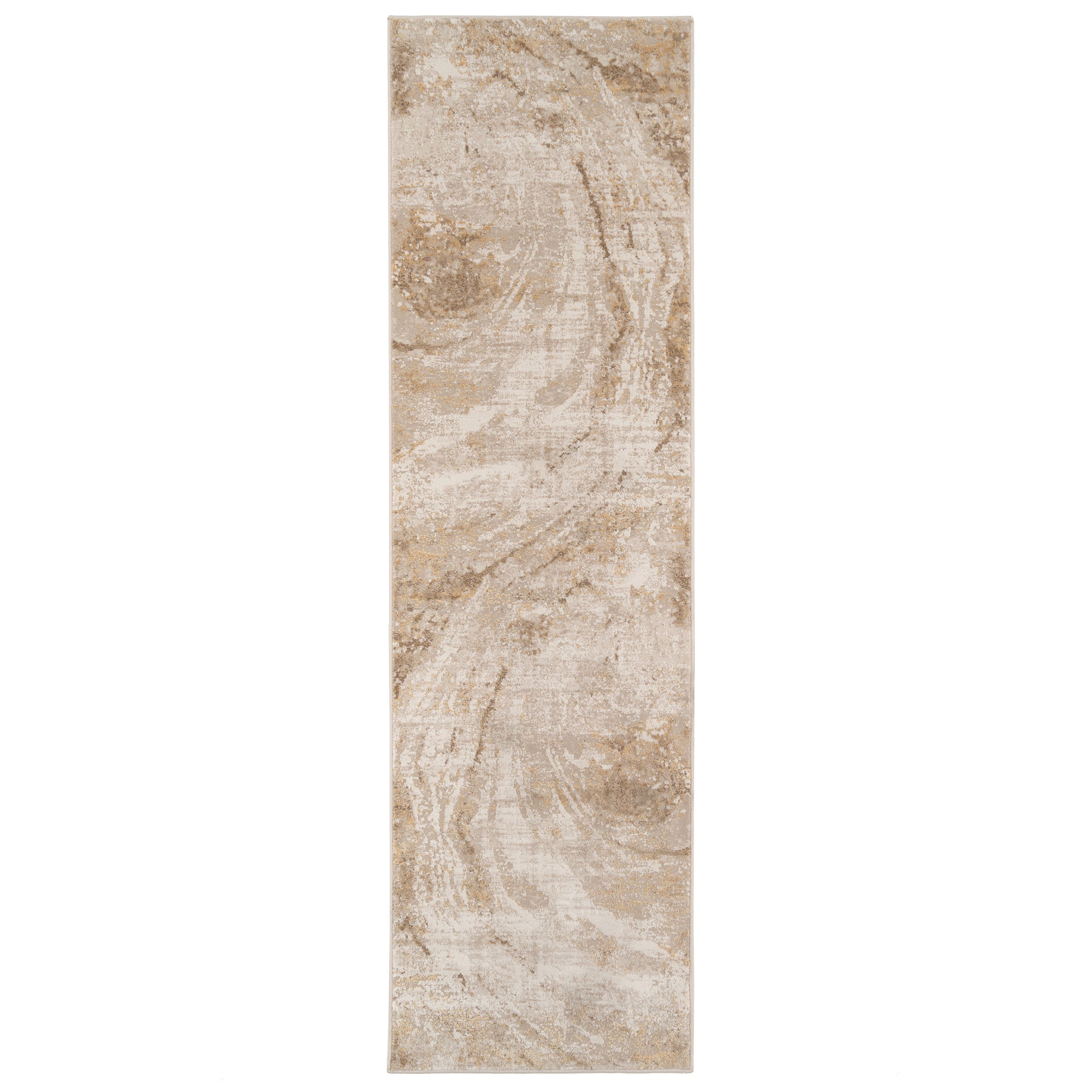 Natural Marble Beige Runner Rug Runner Rugs Kukoon Rugs Online