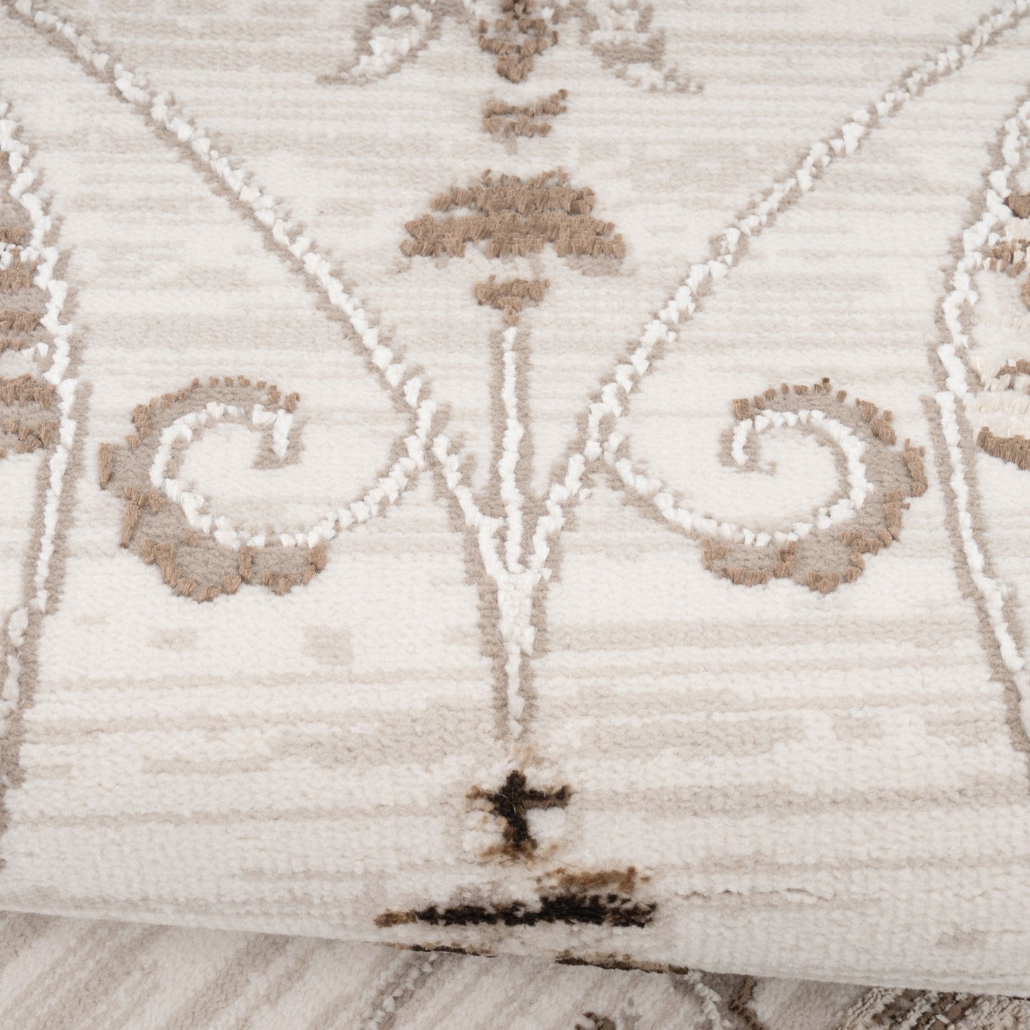 Elegant Floral Border Runner - Eshana