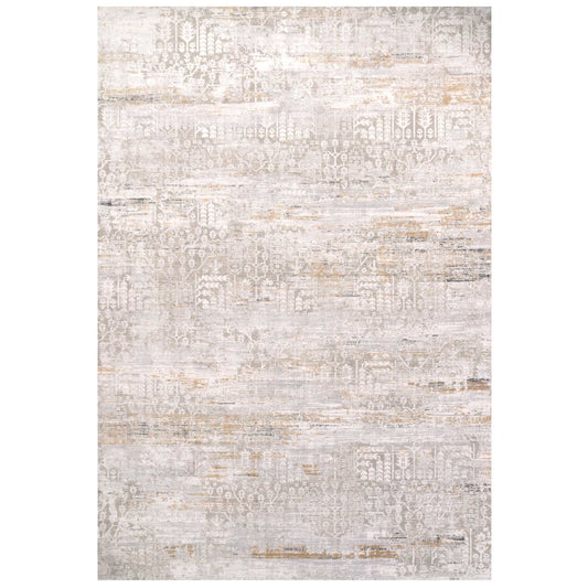 Distressed Mottled Grey Living Room Area Rug