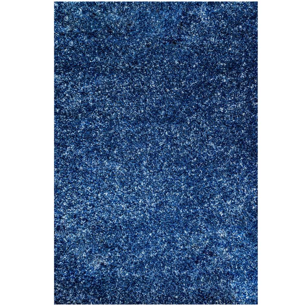 Navy Mottled Shaggy Living Room Rug Murano Living Room Rugs