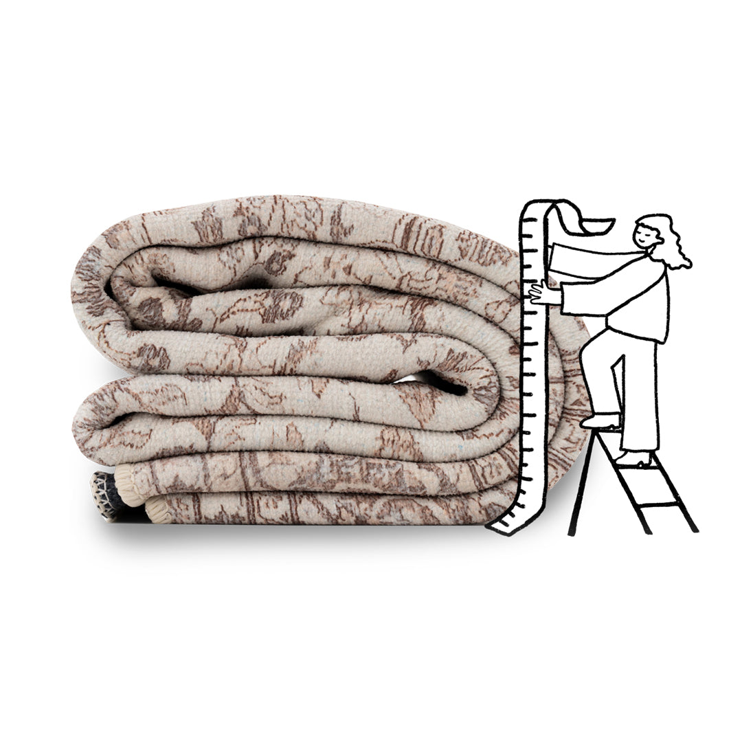 Soft Washable Cream Vintage Rug - Adeline