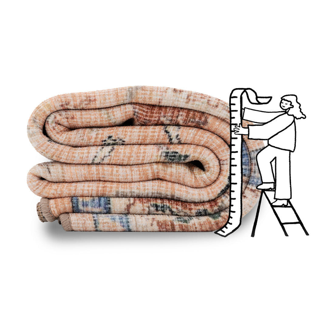 Soft Washable Multicolour Vintage Rug - Amelia