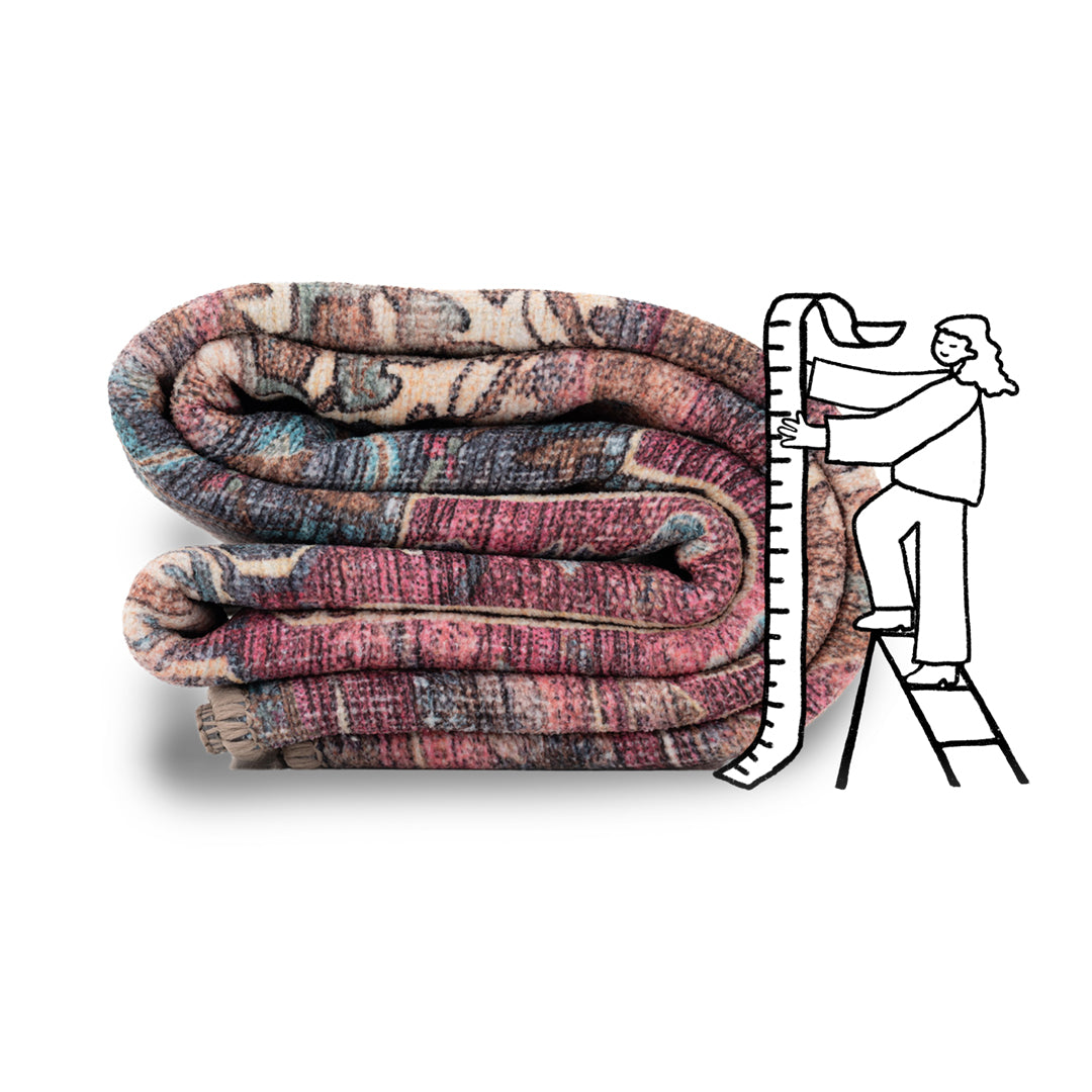 Soft Washable Multicolour Rug - Delphine