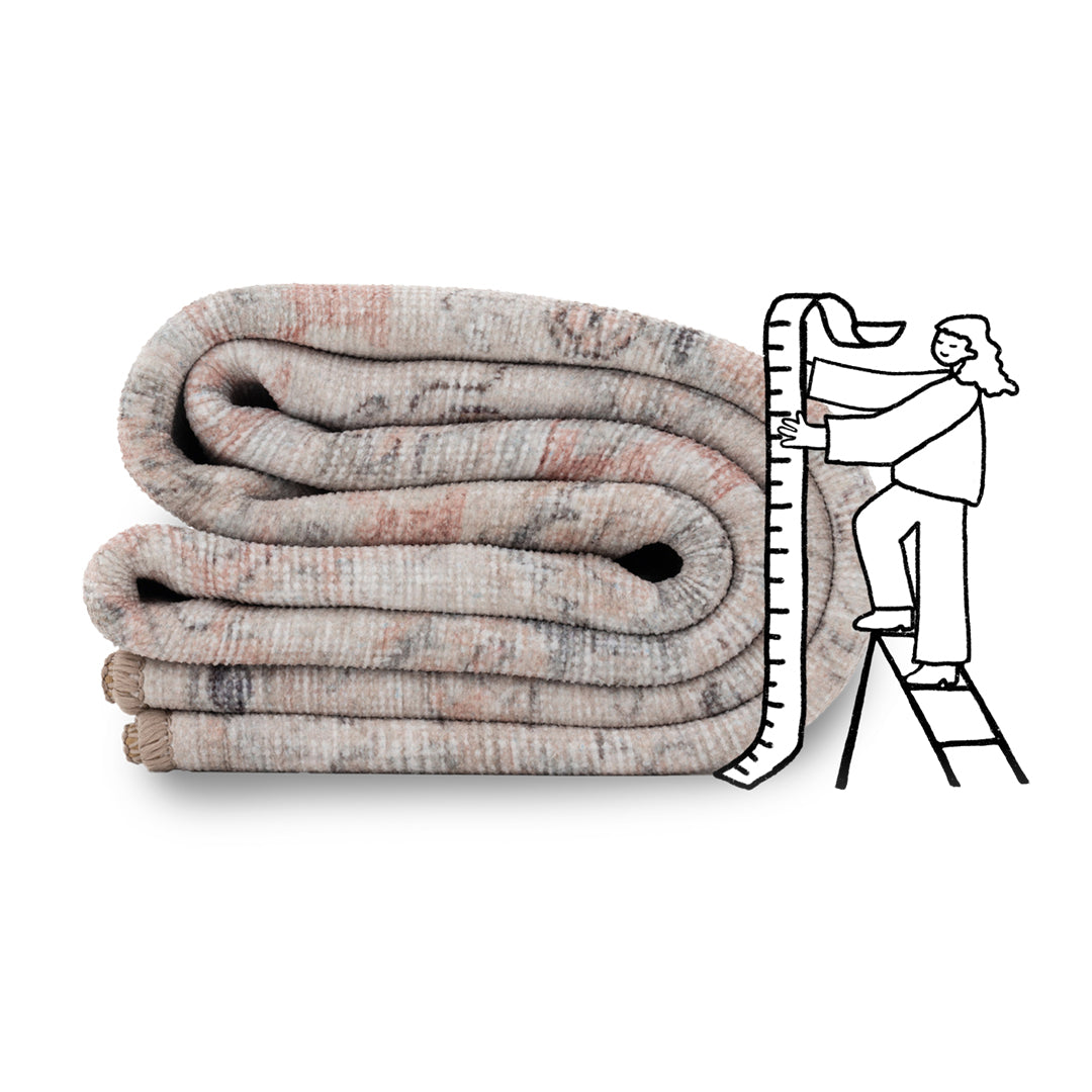 Soft Washable Cream Distressed Rug - Elnora