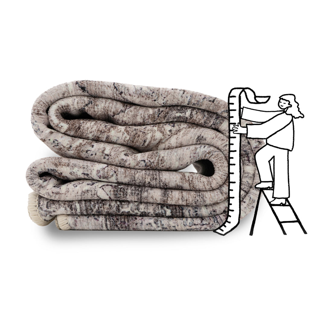 Soft Washable Vintage Greige Rug - Elsie