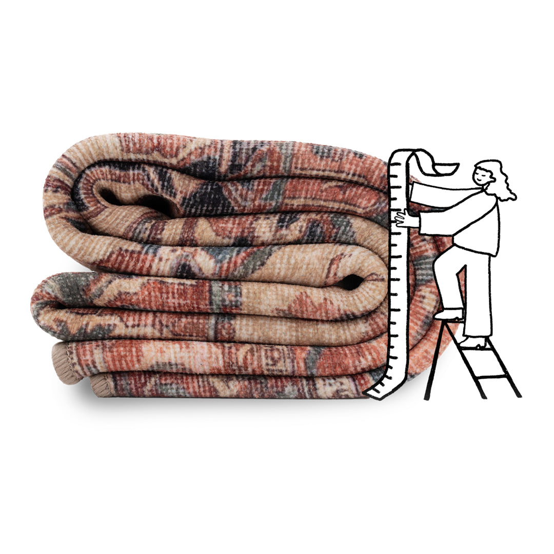 Soft Washable Terracotta Medallion Rug - Verity