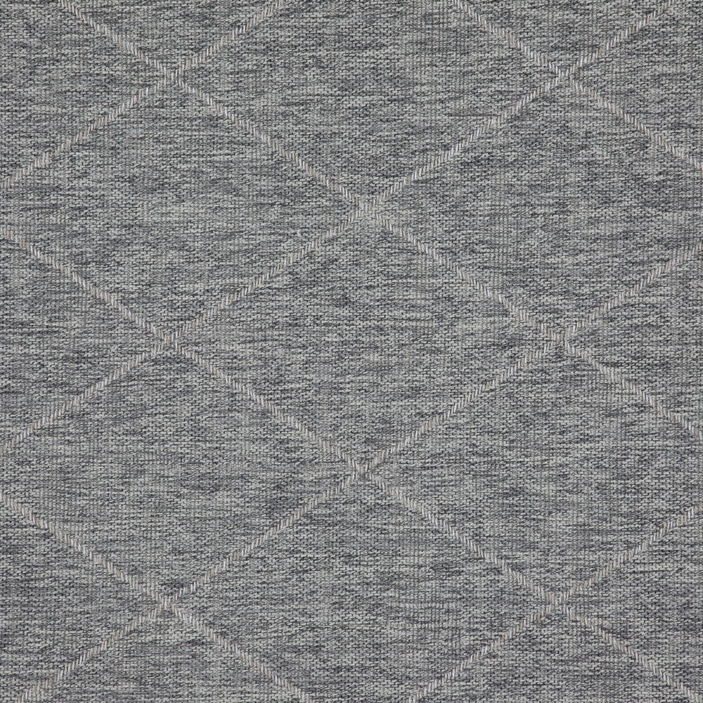 Neutral Trellis Living Room Rug - Mahoni