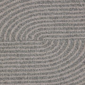 Art Deco Grey Outdoor Rug - Reine