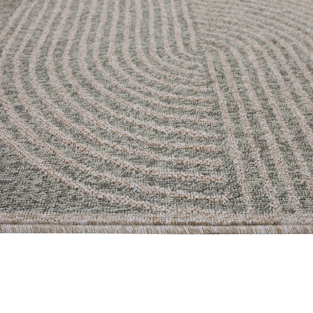 Art Deco Grey Outdoor Rug - Reine
