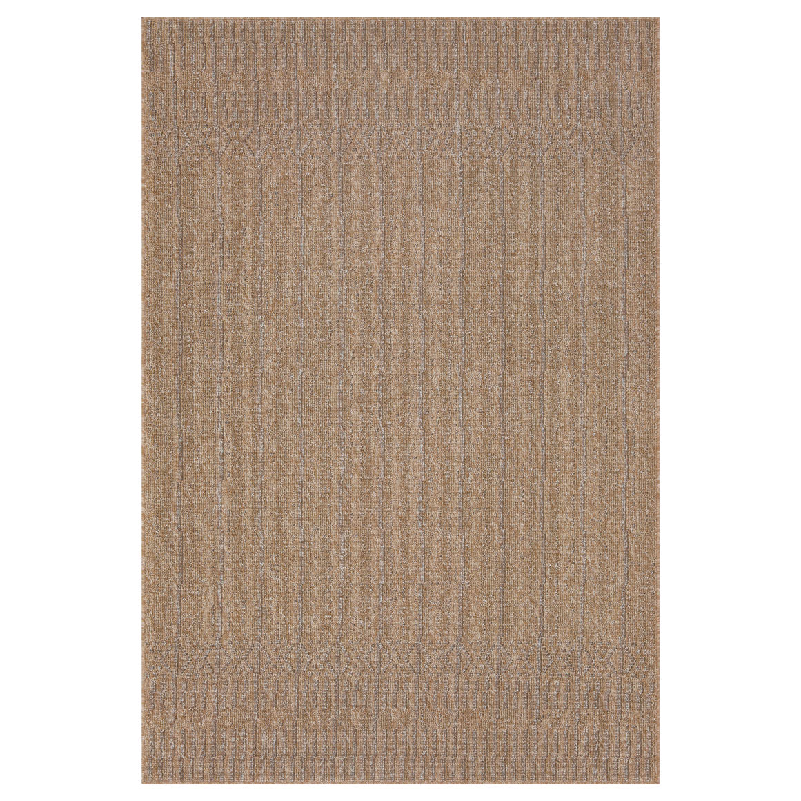 Plain Jute Brown Outdoor Rug - Saule