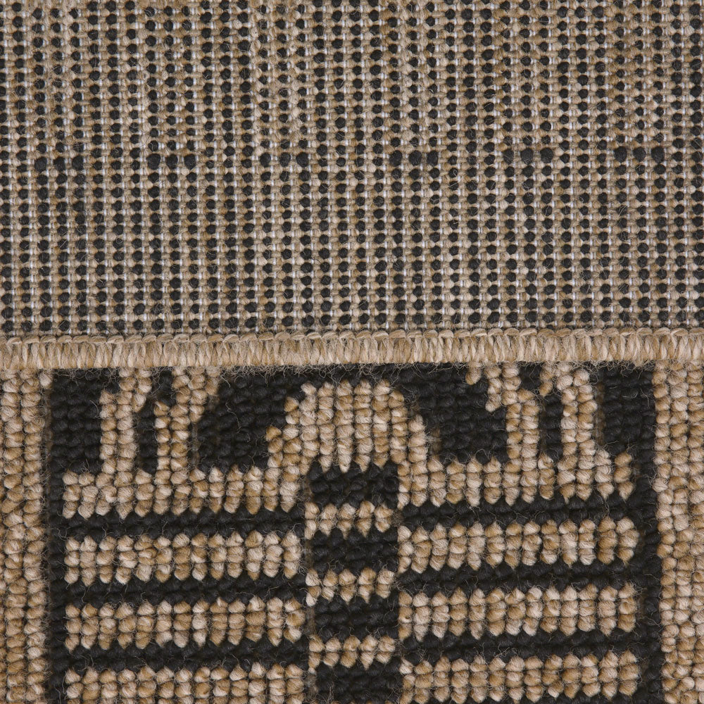 Jute Tone Aztec Area Rug - Prele