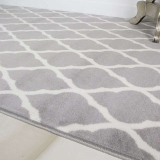Trellis Grey Runner Rug