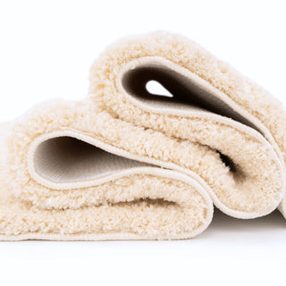 Premium Washable Shaggy Cream Rug