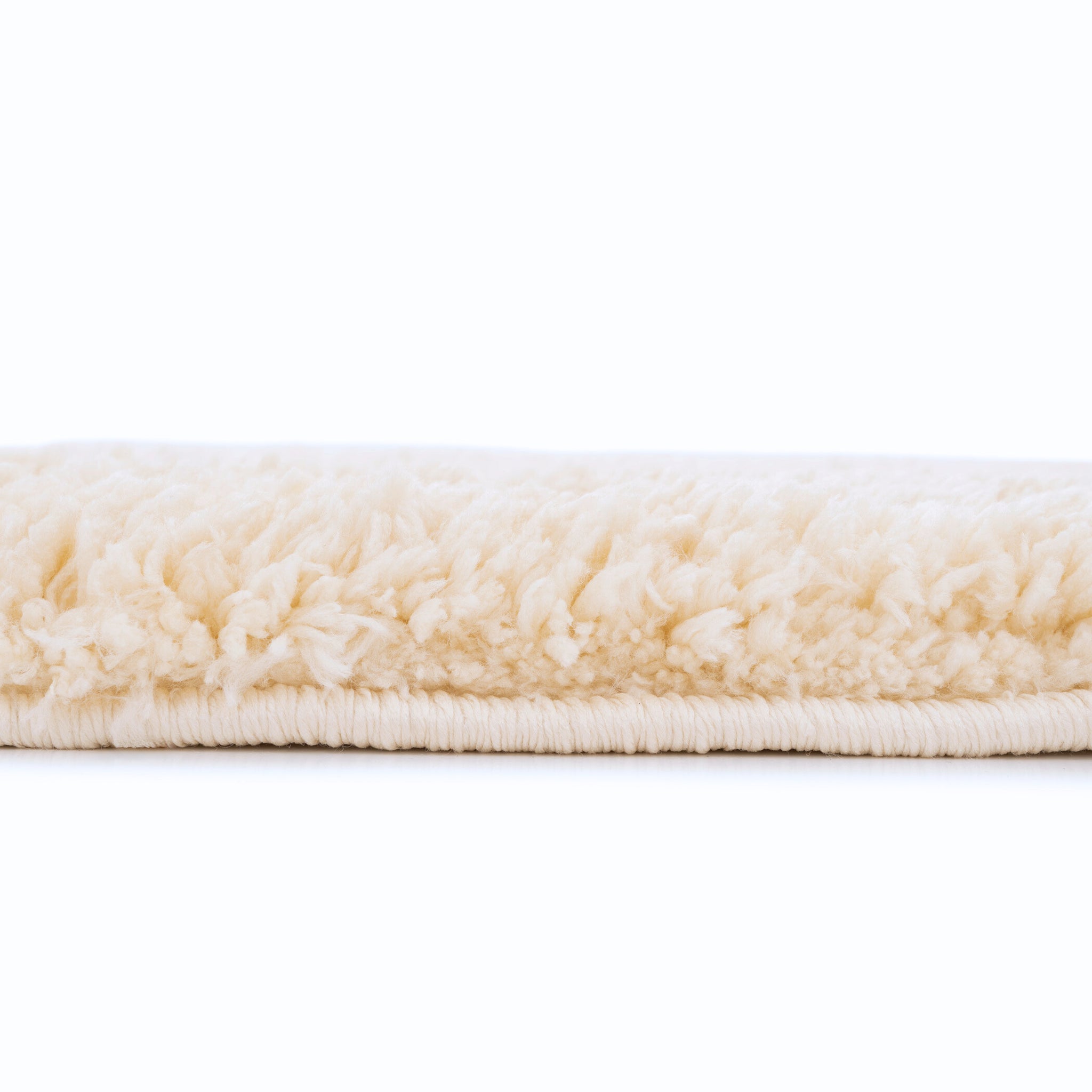 Premium Washable Shaggy Cream Rug