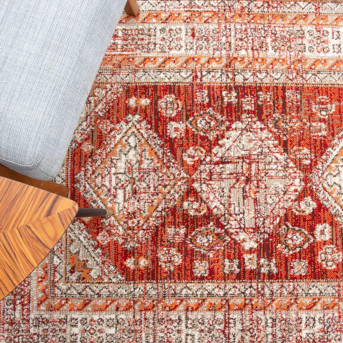 Red Traditional Kilim Runner Rug