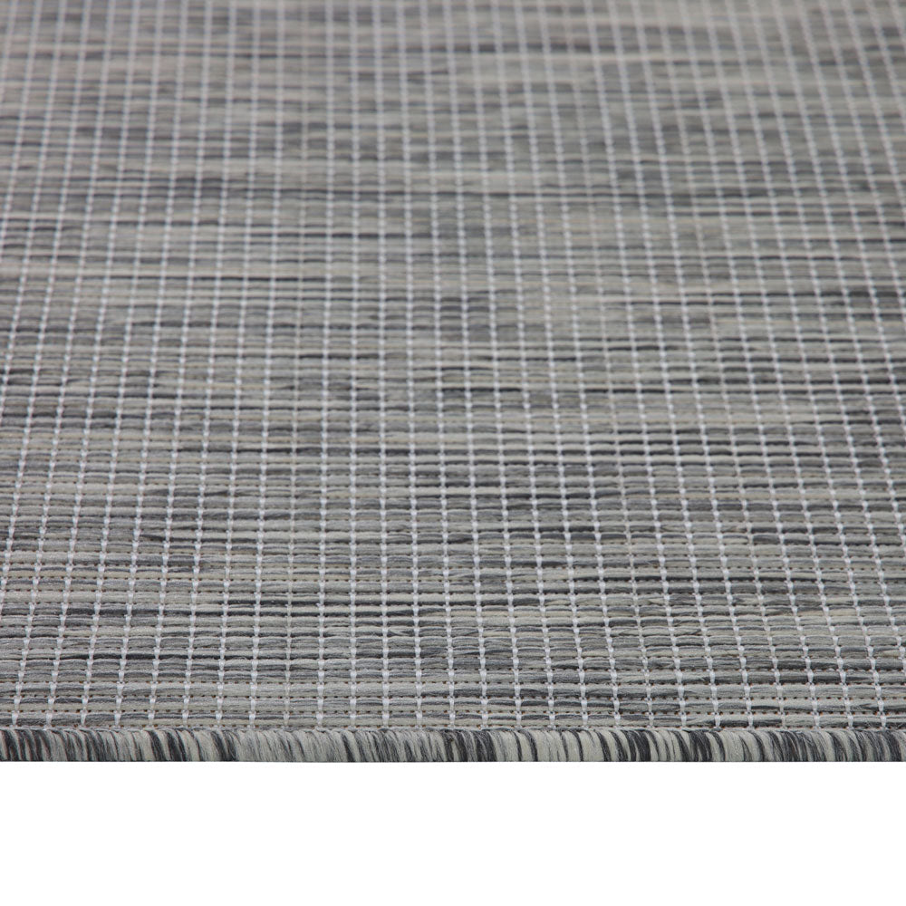 Mottled Silver Outdoor Rug - Patio