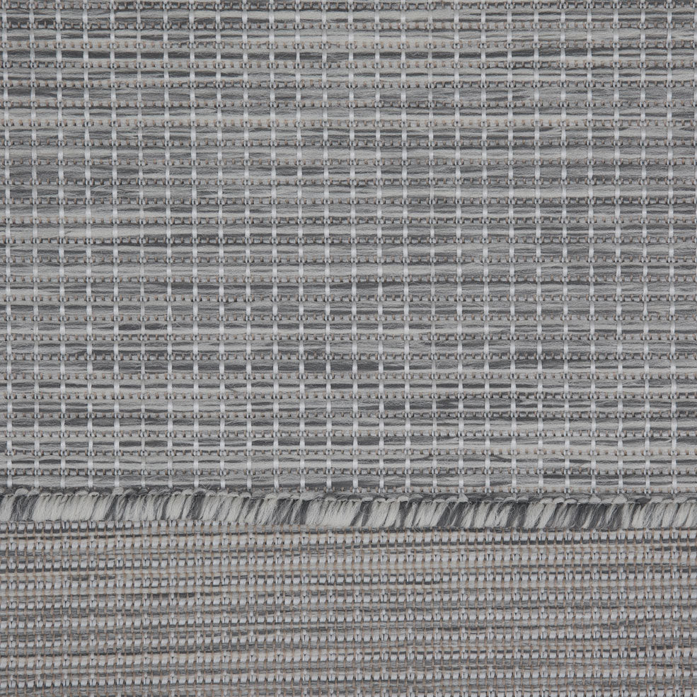 Mottled Silver Outdoor Rug - Patio