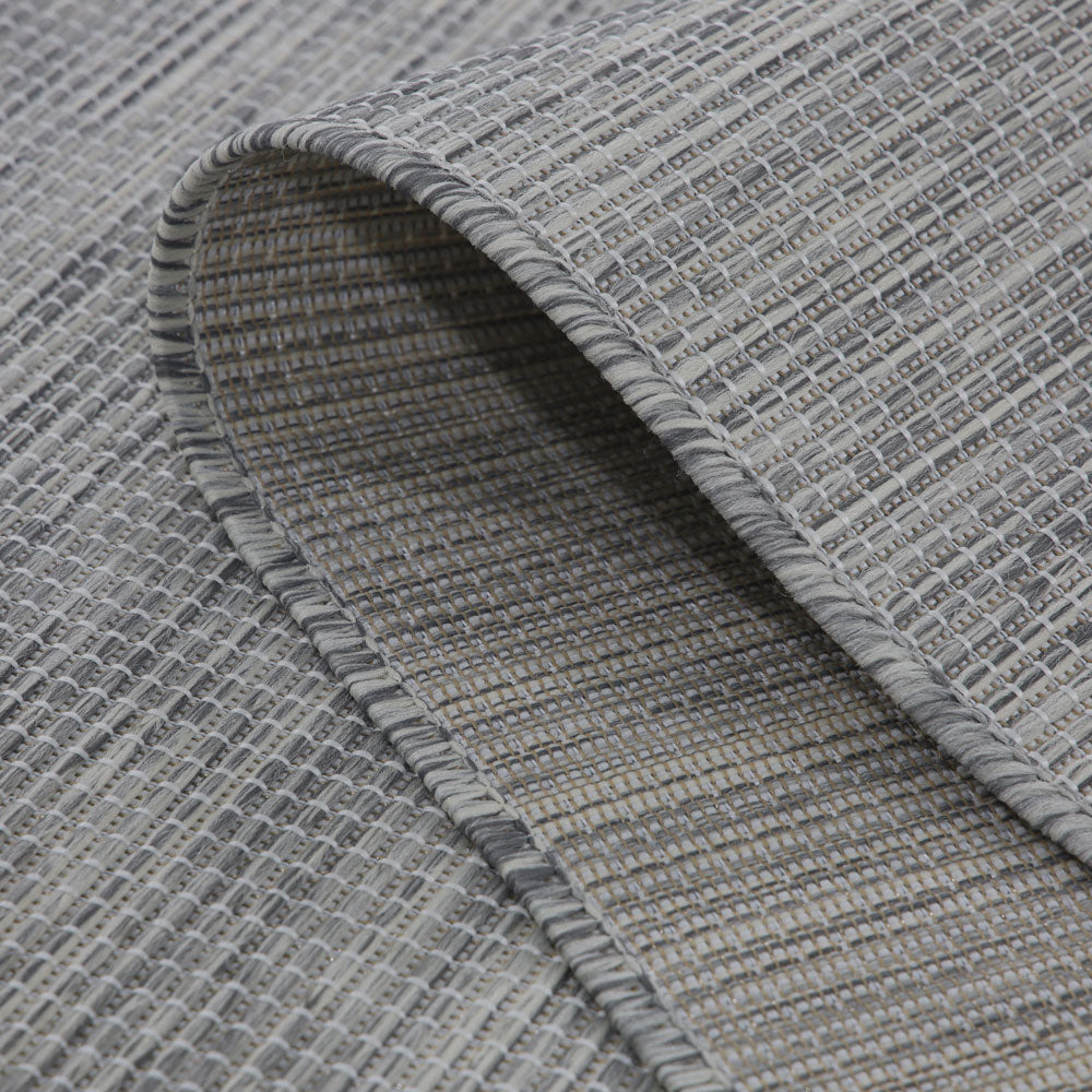 Mottled Silver Outdoor Rug - Patio