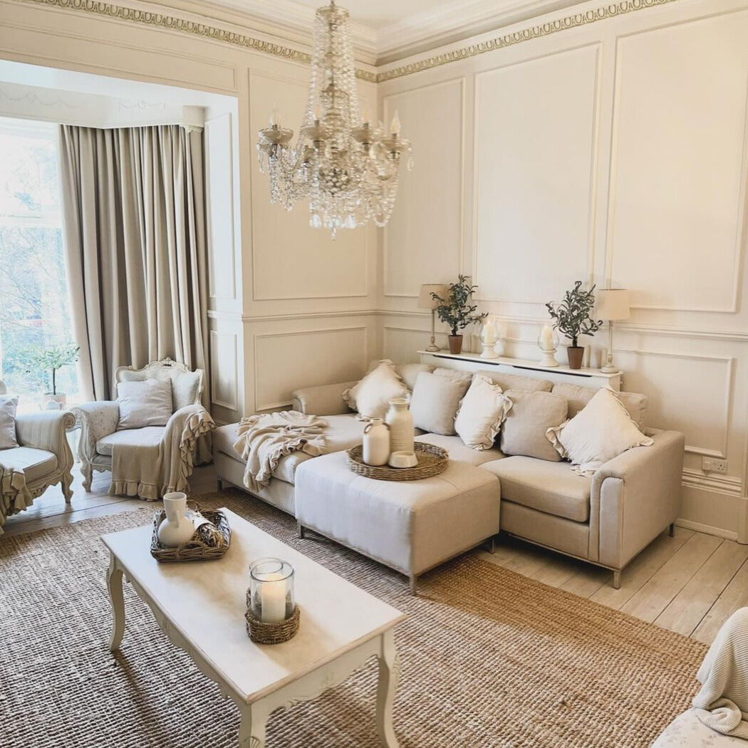 Rustic Jute Sisal Brown Natural Area Rugs - Boucle