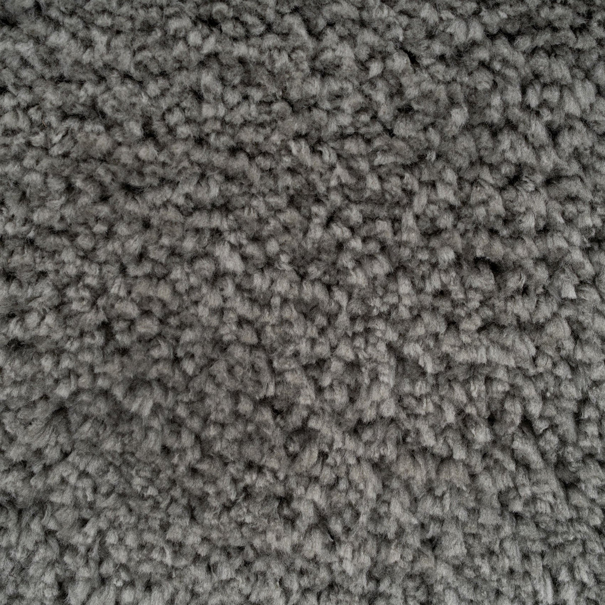 Premium Grey Shaggy Circle Rug - Dove