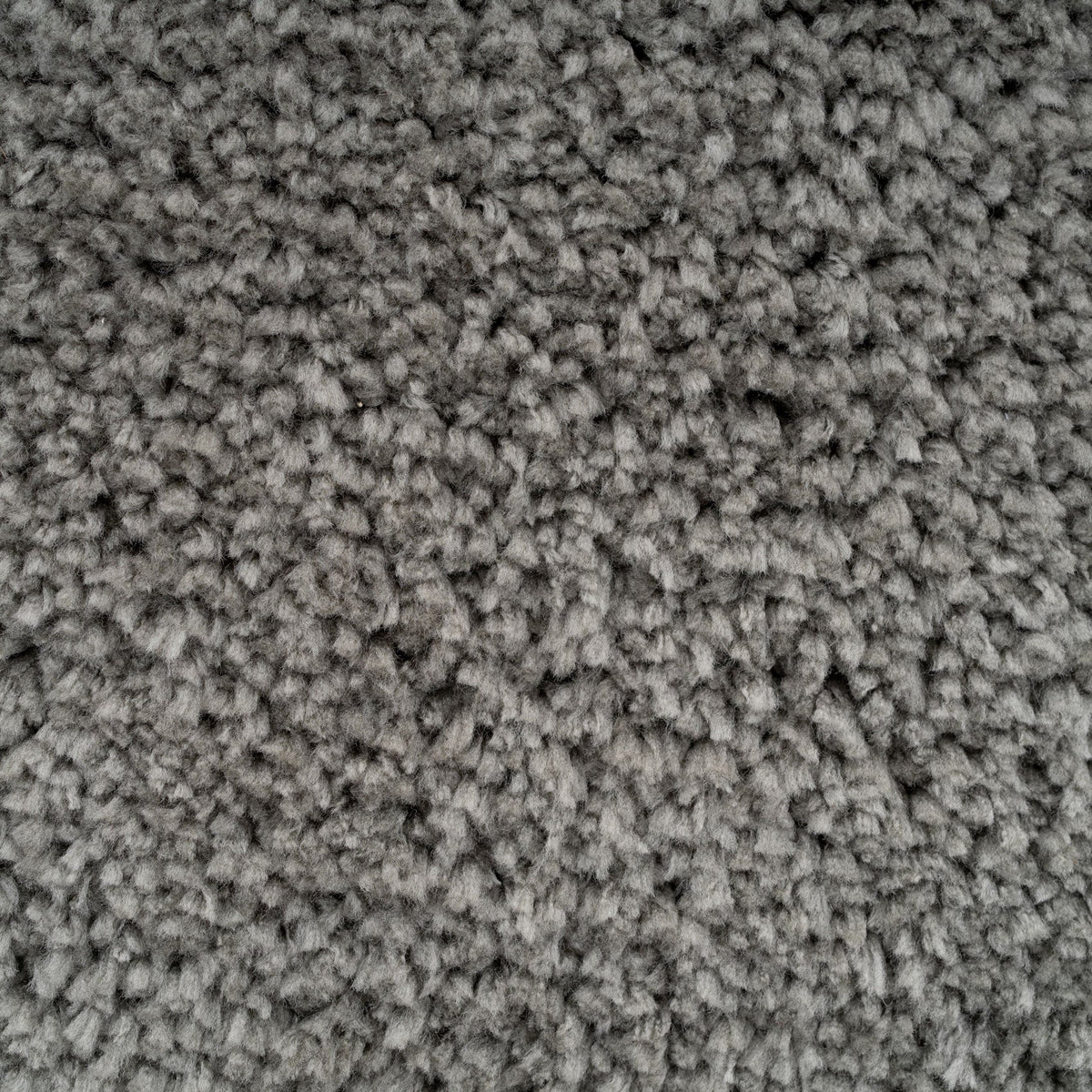 Premium Grey Shaggy Circle Rug - Dove