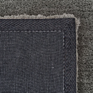 Premium Grey Shaggy Circle Rug - Dove