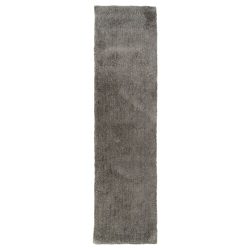Premium Grey Shaggy Runner Rug - Dove
