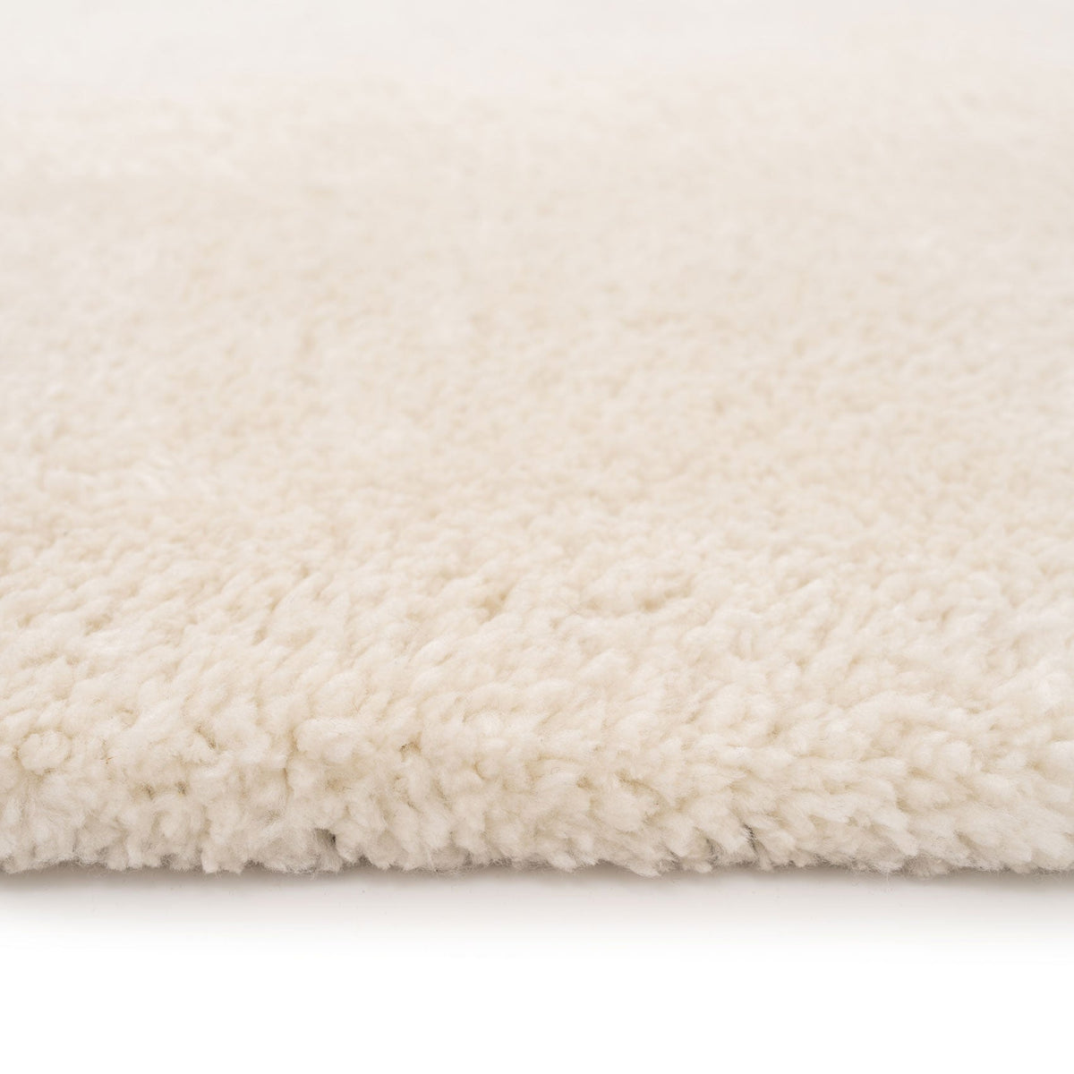 Premium Cream Shaggy Rug - Lace