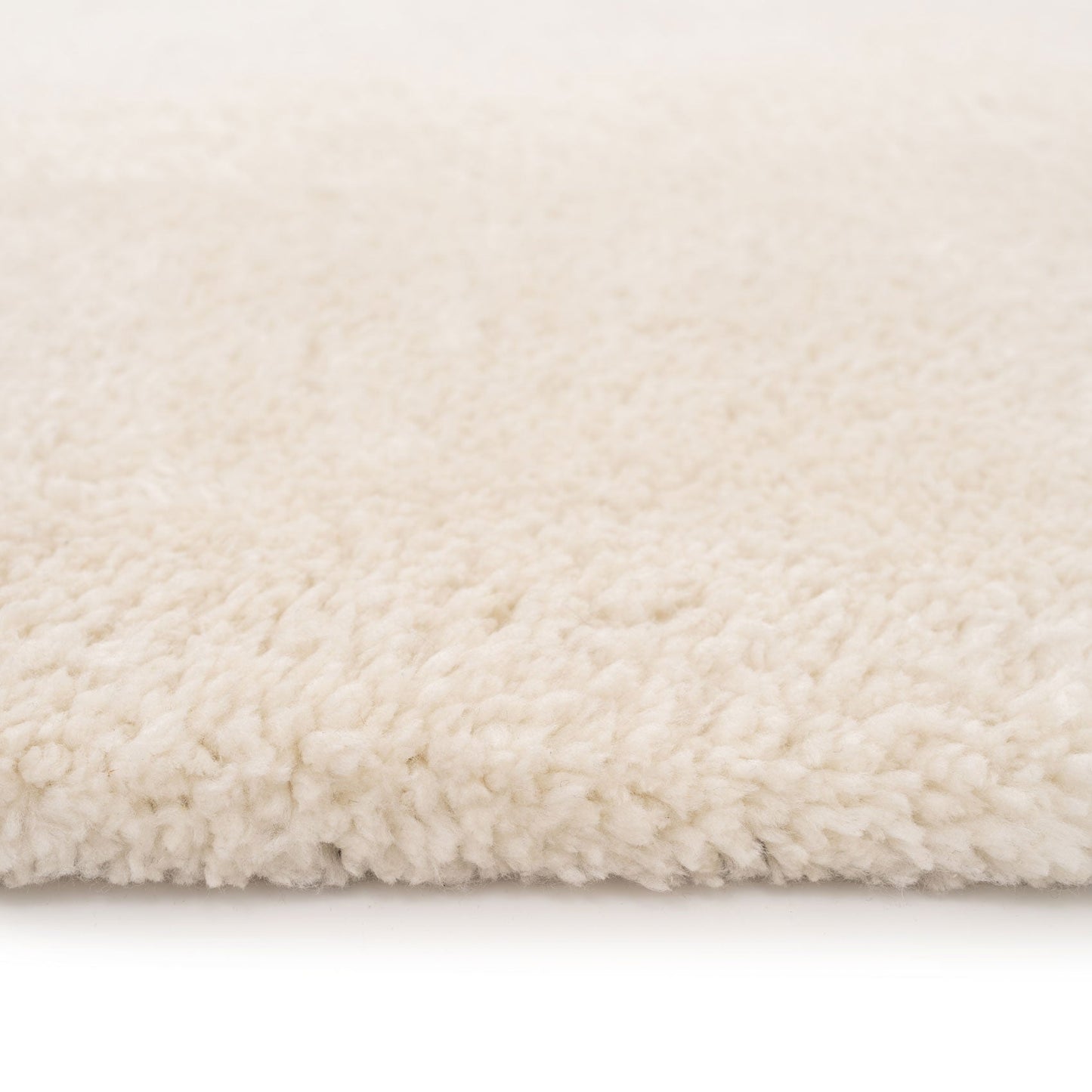 Premium Cream Shaggy Rug - Lace