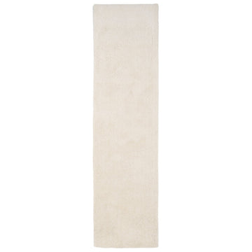 Premium Cream Shaggy Runner Rug - Lace
