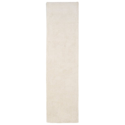 Premium Cream Shaggy Runner Rug - Lace