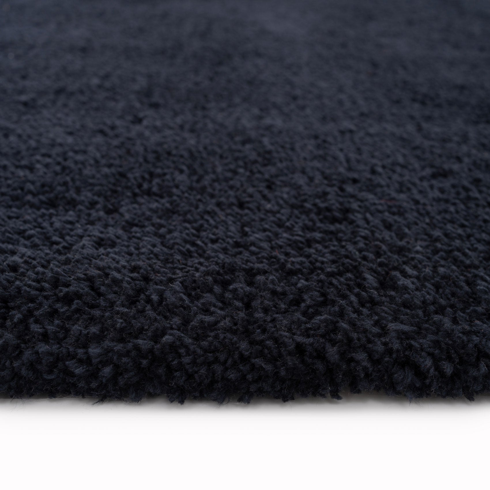 Navy Blue Shaggy Rug