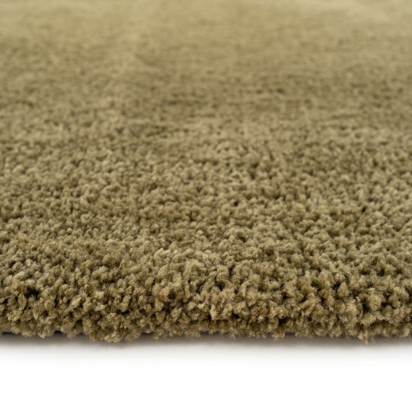 Premium Sage Green Shaggy Circle Rug - Sage