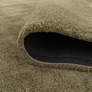 Premium Sage Green Shaggy Circle Rug - Sage