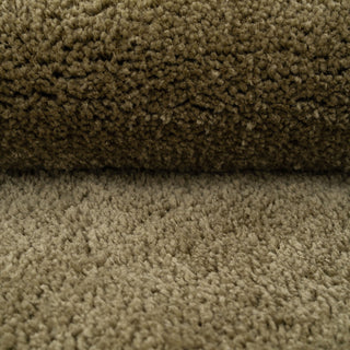 Premium Sage Green Shaggy Circle Rug - Sage