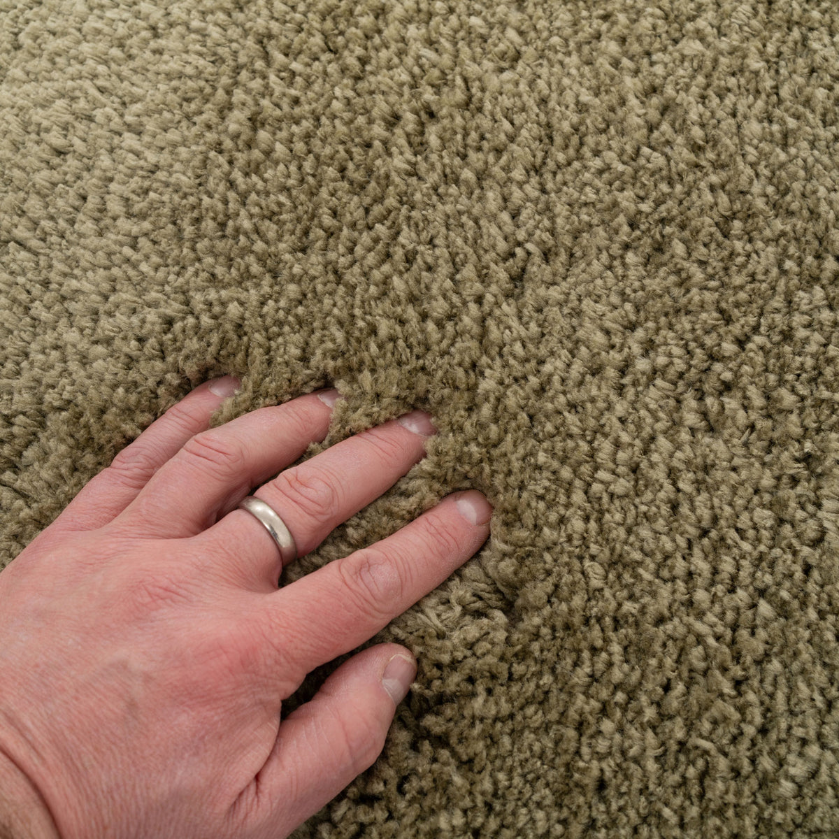 Premium Sage Green Shaggy Runner Rug - Sage