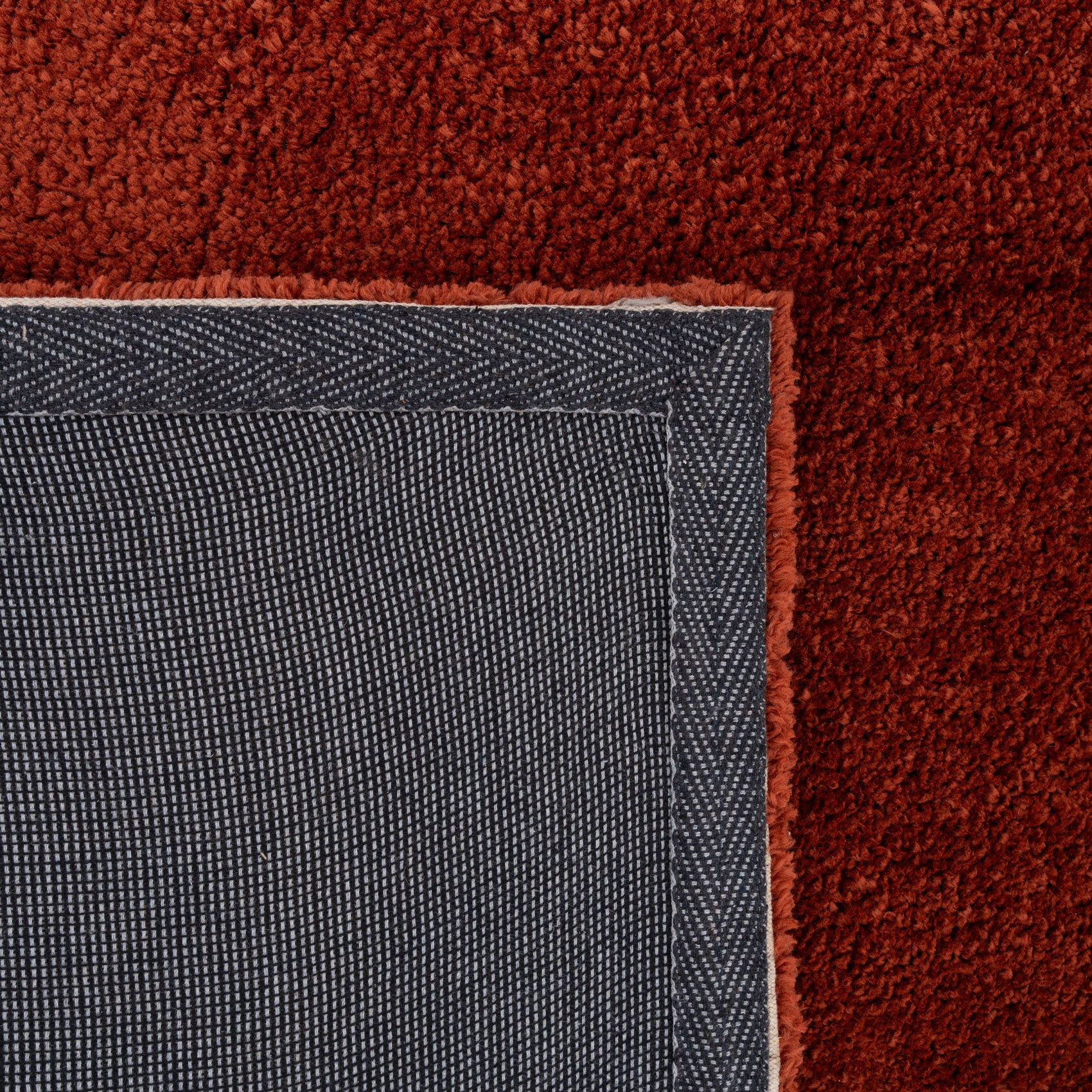 Premium Terracotta Shaggy Rug - Sienna