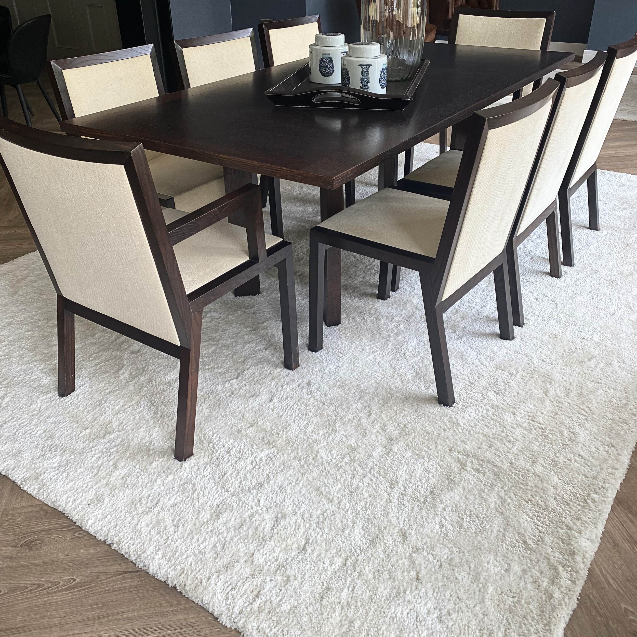 Premium Cream Shaggy Rug - Lace | Shaggy Rugs | Kukoon Rugs Online