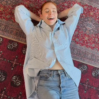 Flatwoven Washable Traditional Red Oriental Rug - Bannon