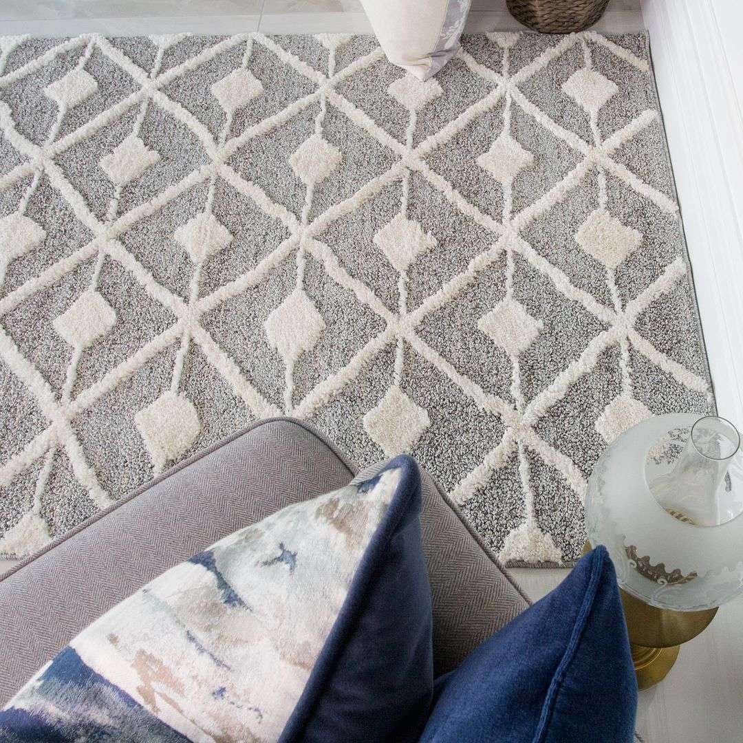 Scandi Grey Cream Rug