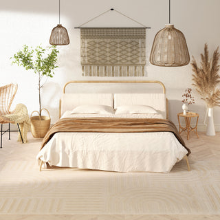 Warm White Wabi Sabi Rug - Bow