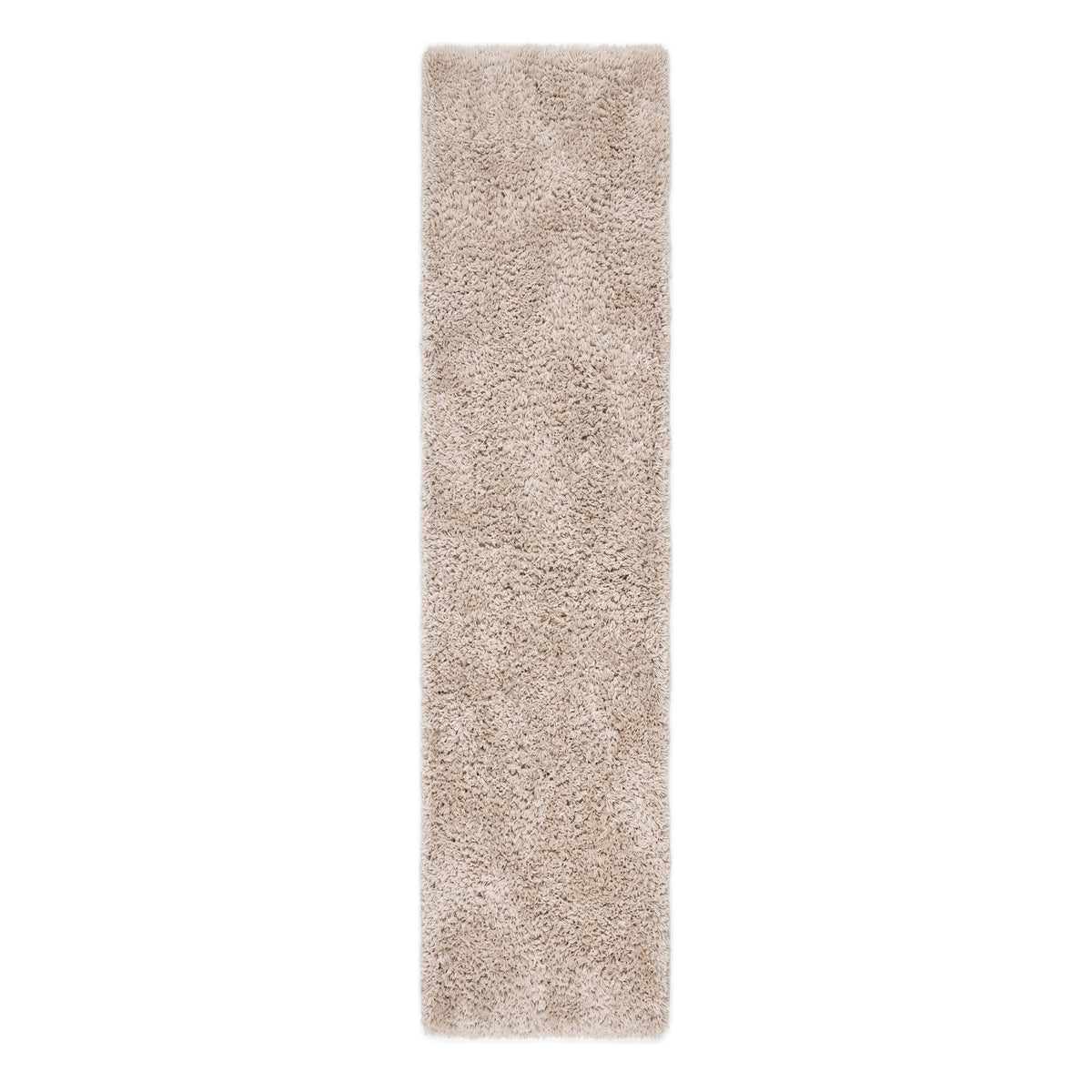 Soft Everyday Beige Shaggy Runner Rug