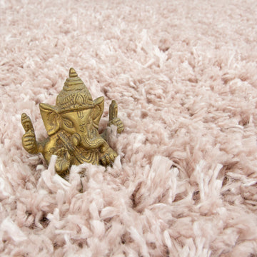 Super Soft Luxury Blush Pink Shaggy Rug