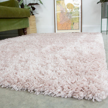 Super Soft Luxury Blush Pink Shaggy Rug