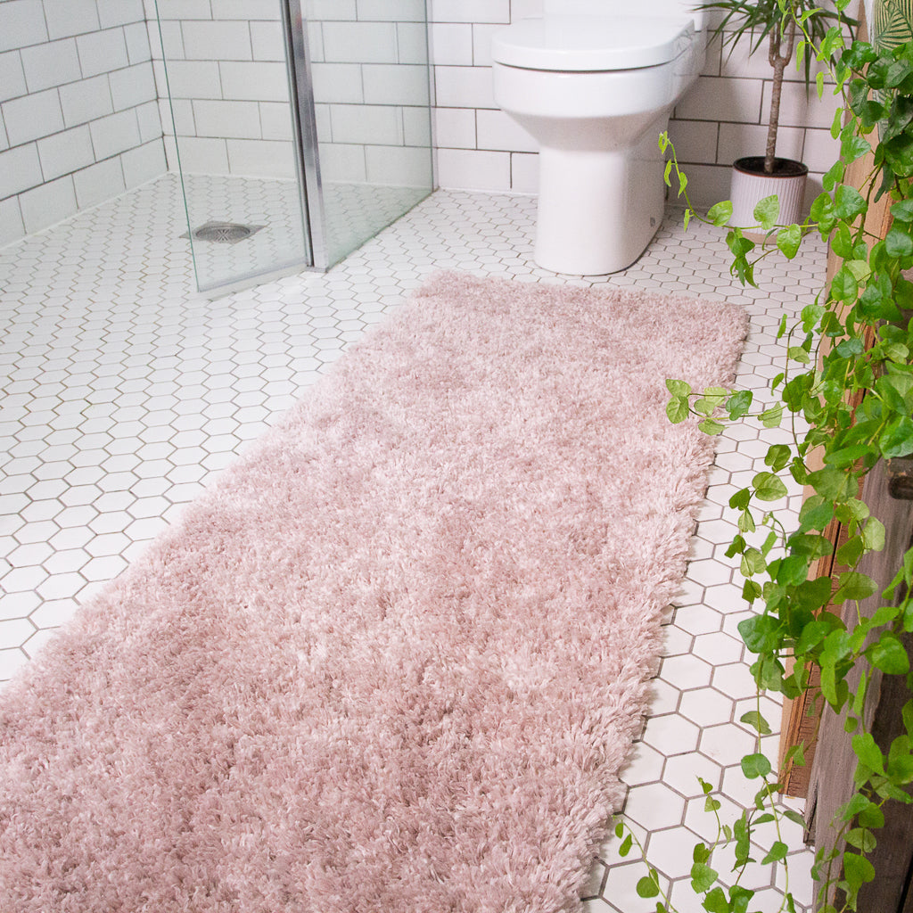 Super Soft Luxury Blush Pink Shaggy Rug