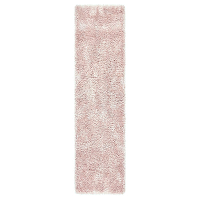 Soft Everyday Blush Pink Shaggy Runner Rug