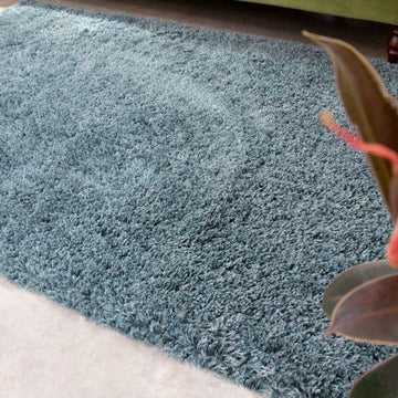 Super Soft Luxury Blue Shaggy Rug