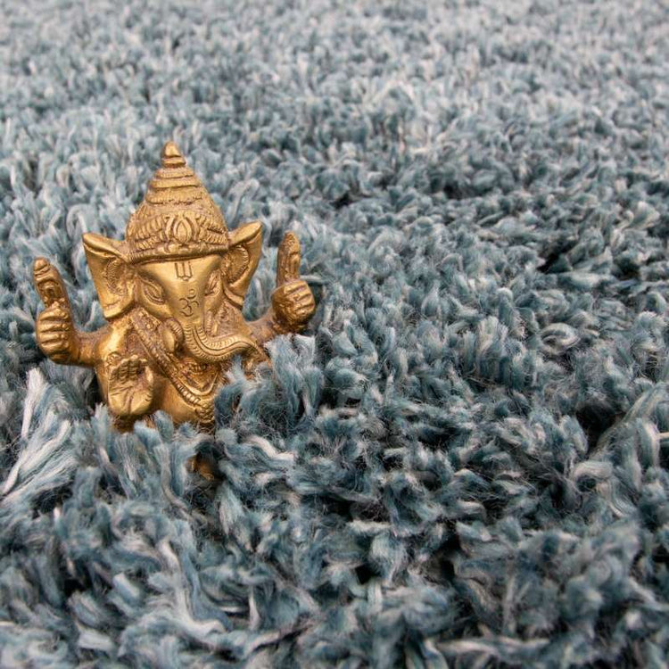 Super Soft Luxury Blue Shaggy Rug